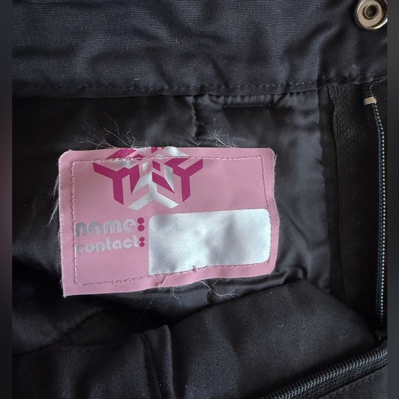 💙❄️☃️CHEROKEE Navy Nylon Insulated Snow Ski Pants - Picture 6 of 10